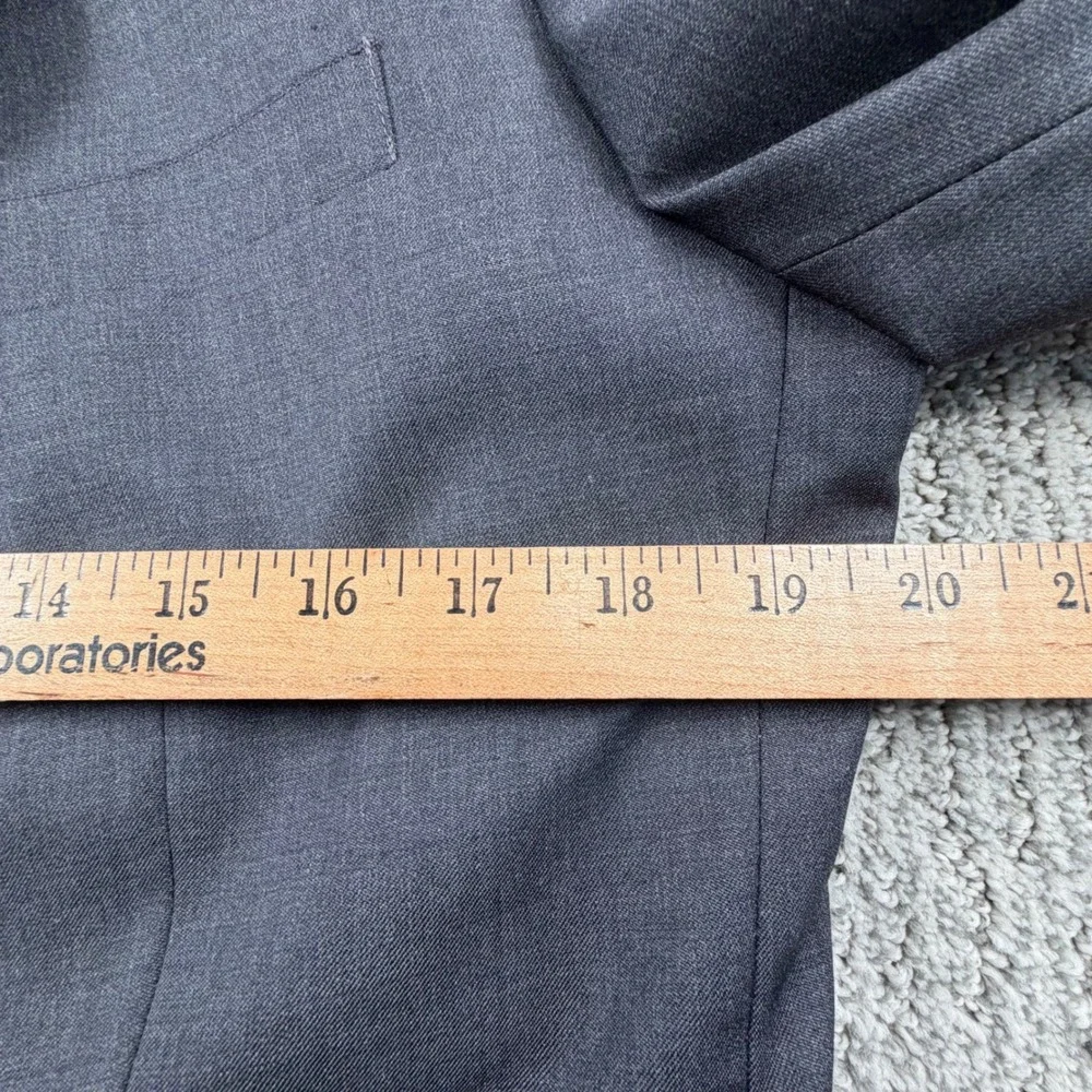Bonobos Suit Jacket Mens 42S Grey Slim Fit Worsted Wool Blazer 24339-GYU61